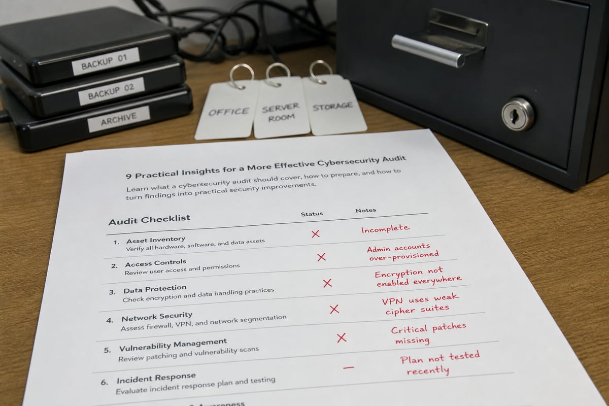 9 Practical Insights for a More Effective Cybersecurity Audit